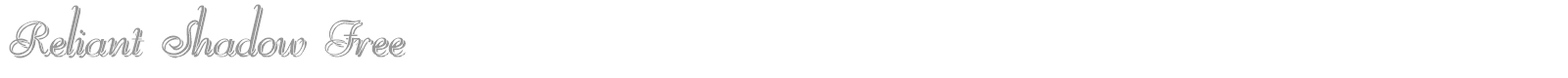 Reliant Trash font preview